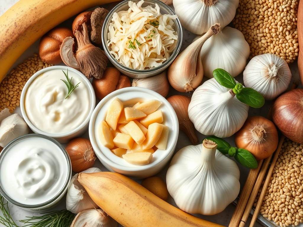 Prebiotic and probiotic foods